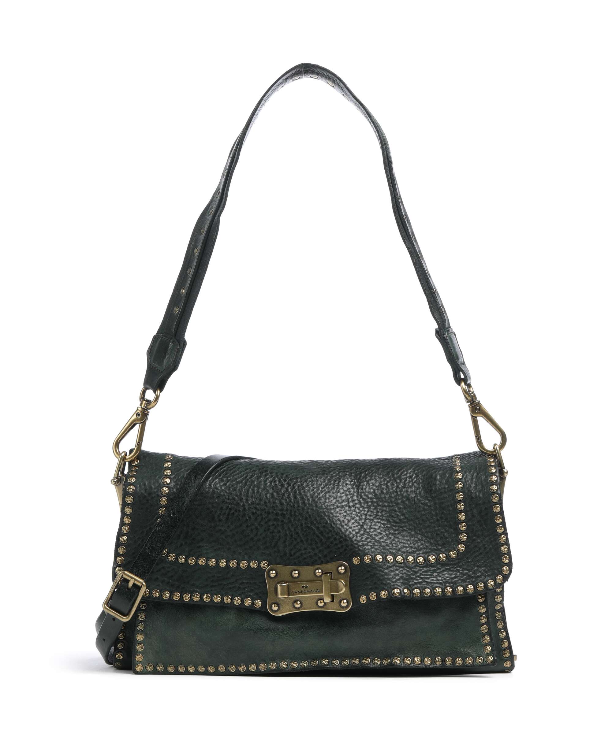 Campomaggi Shoulder bag green bottle