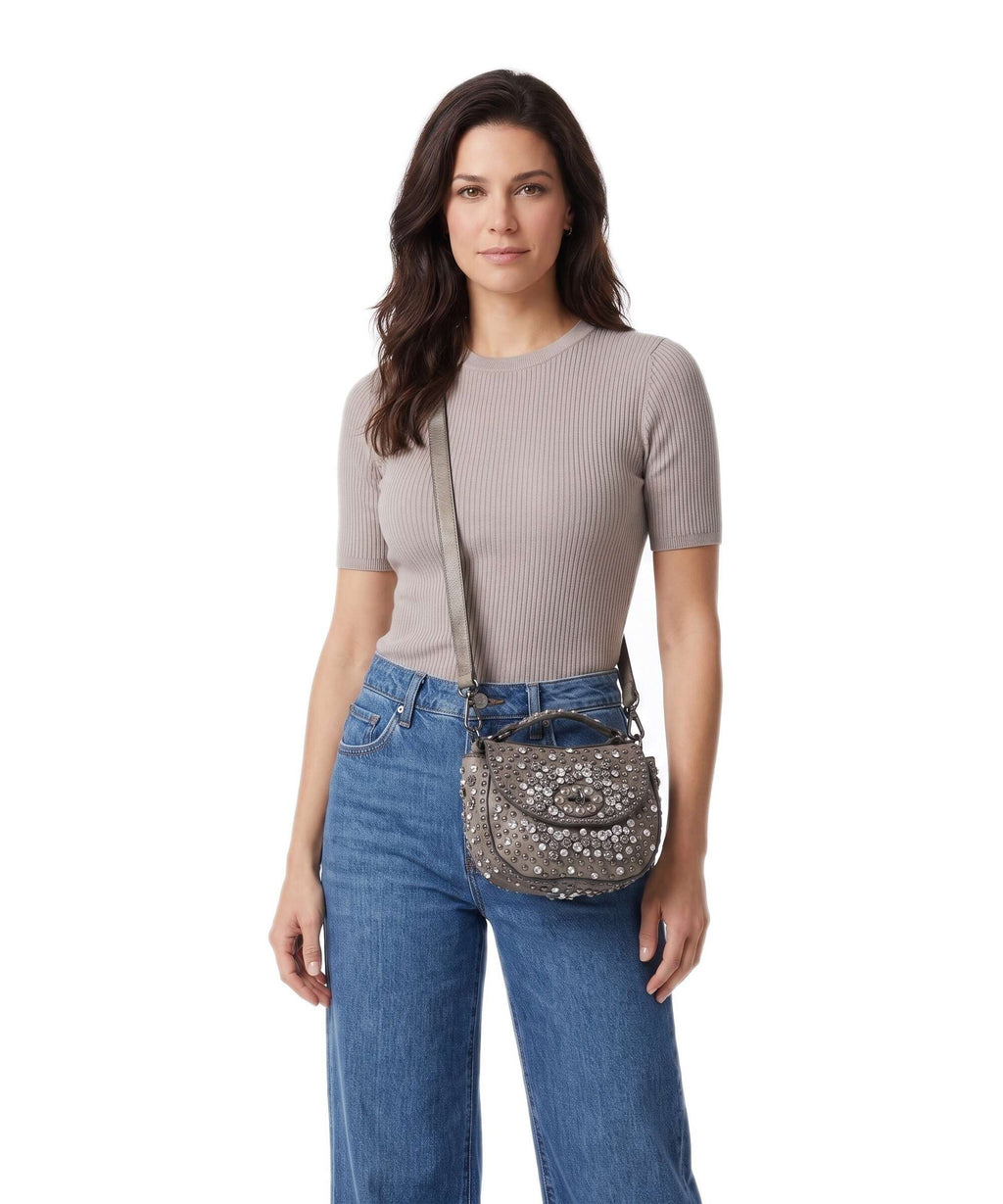 Campomaggi Crossbody bag cement