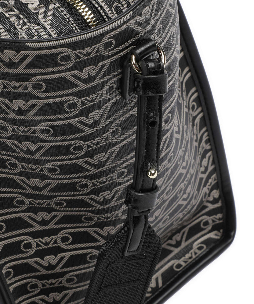 Emporio Armani La Gio Tote bag nero/ecru