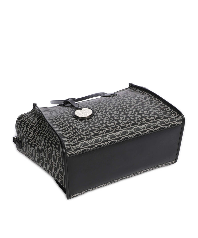 Emporio Armani La Gio Tote bag nero/ecru