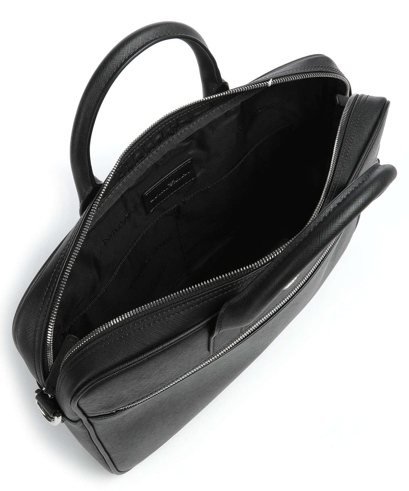 Emporio Armani Business Regenerated Briefcase black