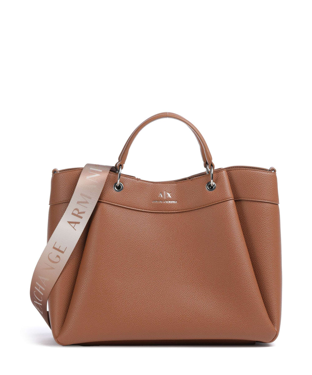 Armani Exchange Wave L Handbag whisky