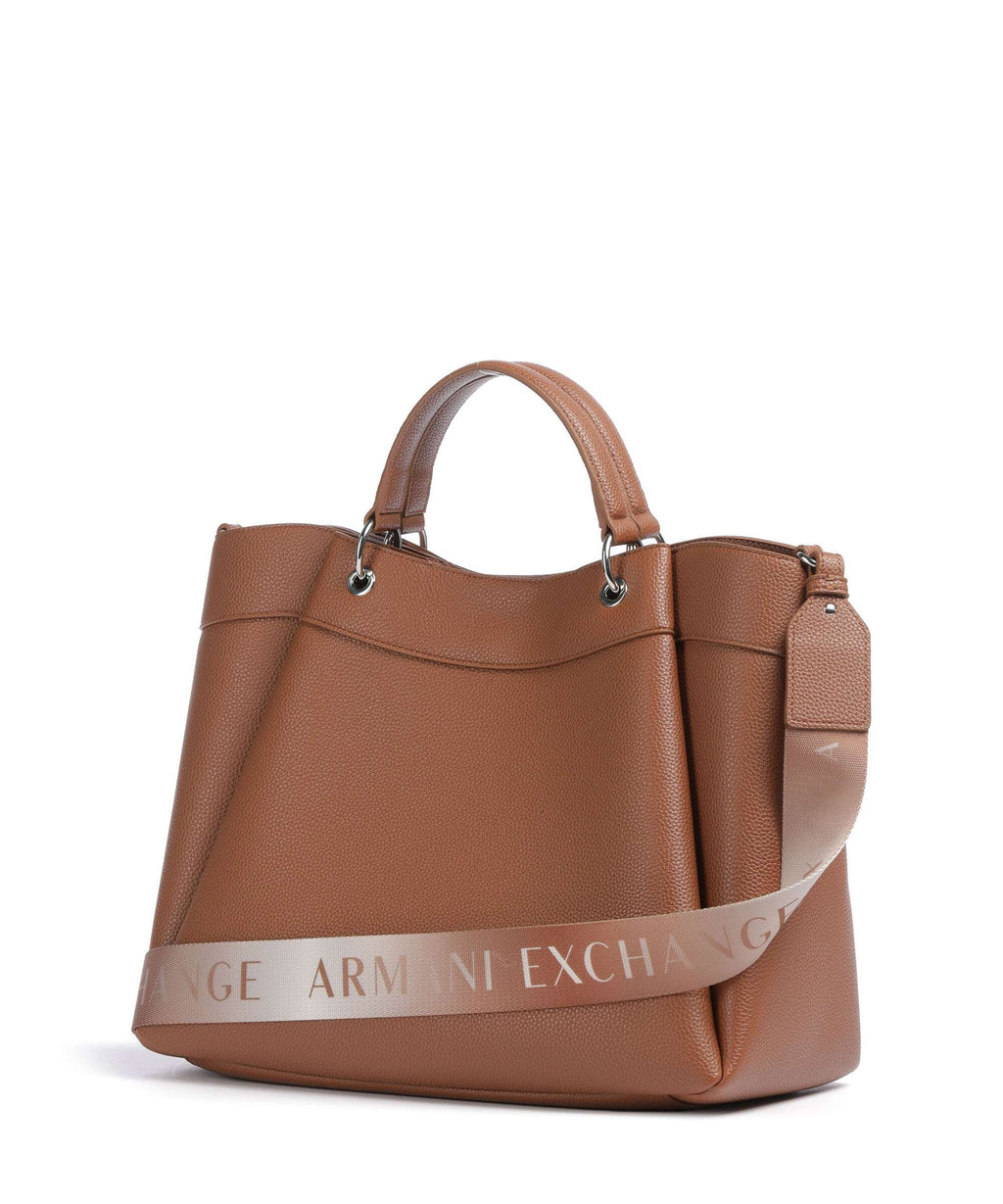 Armani Exchange Wave L Handbag whisky