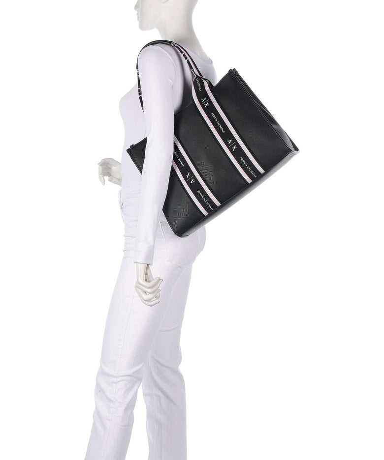 Armani Exchange Maggie L Tote bag black/sundown