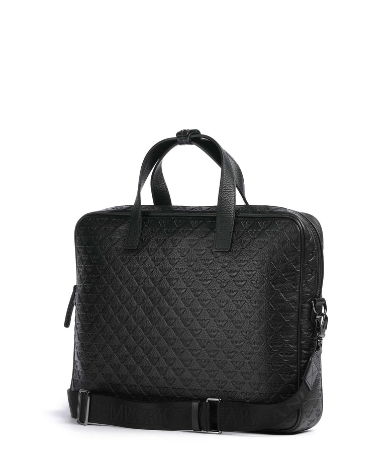 Emporio Armani Minorca Briefcase black beauty