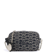 Emporio Armani Lilly Bandolera blu/ecru