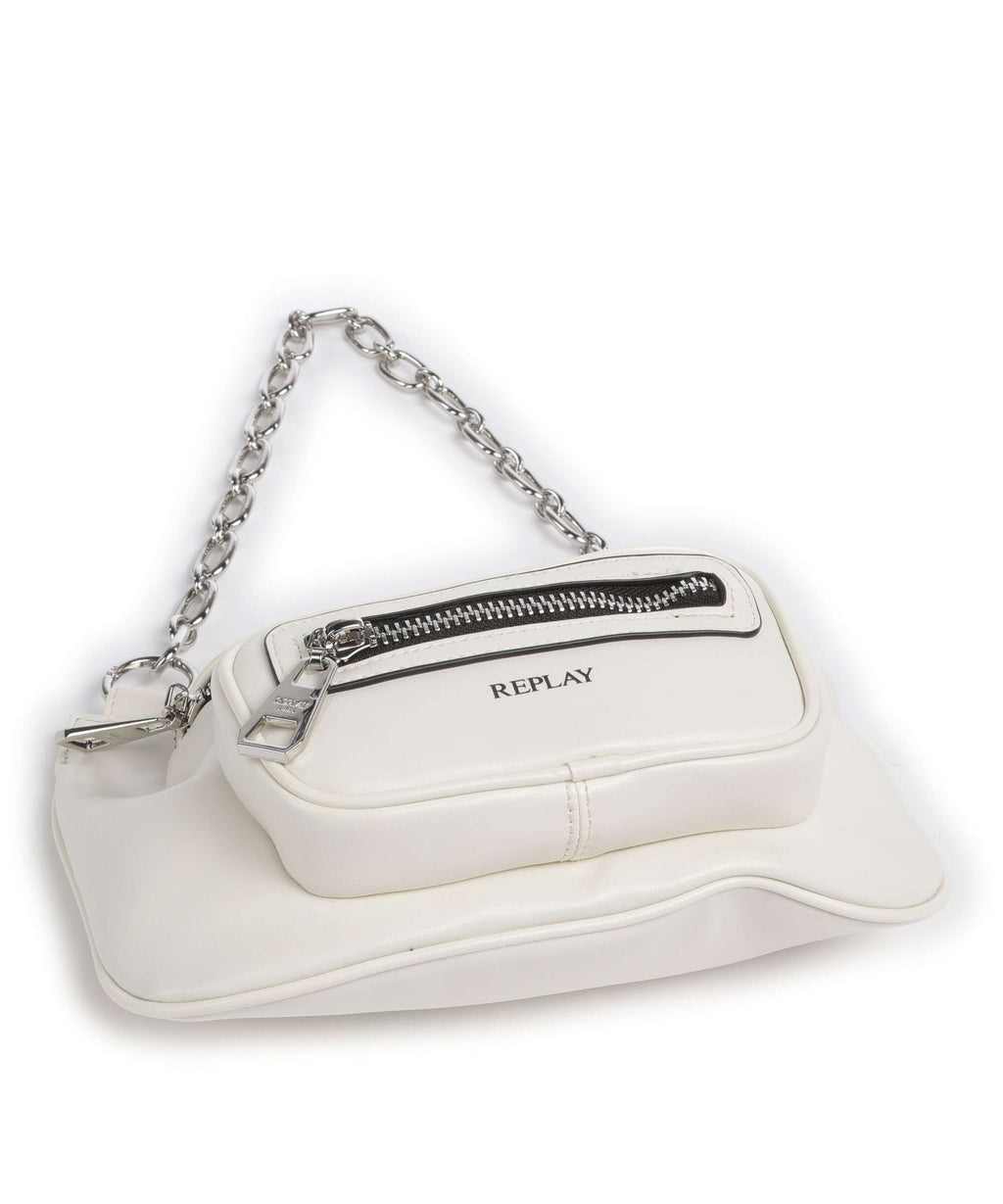 Replay Shoulder bag dirty white