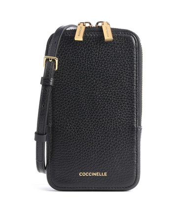 Coccinelle Flor Bolsa para móvil noir
