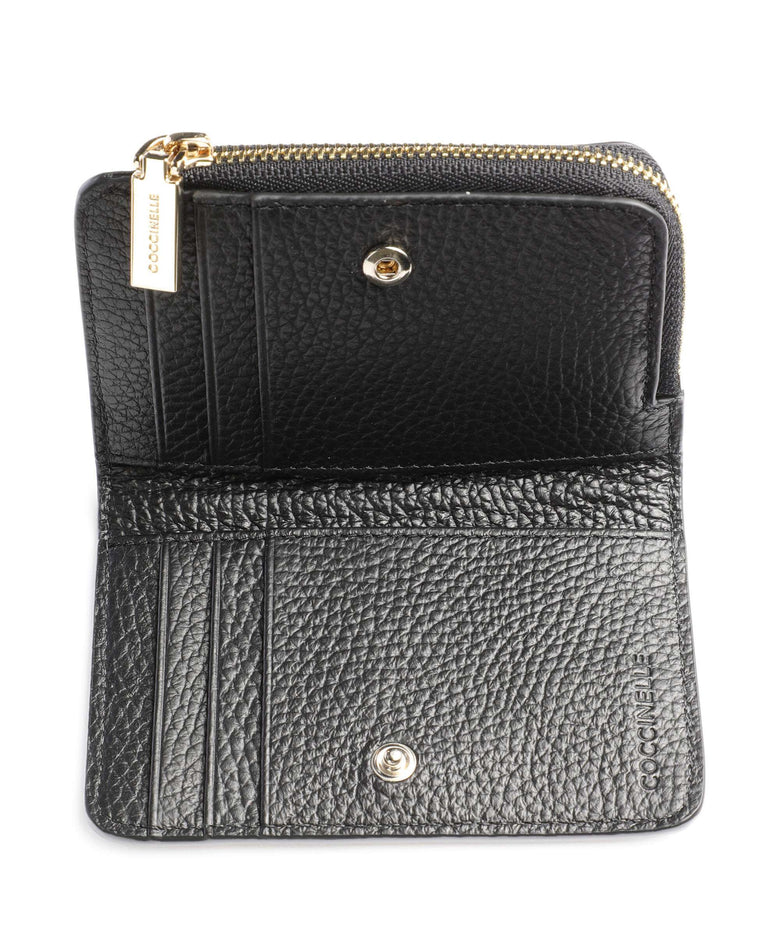 Coccinelle Metallic Soft Wallet noir