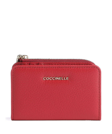 Coccinelle Metallic Soft Monedero ruby