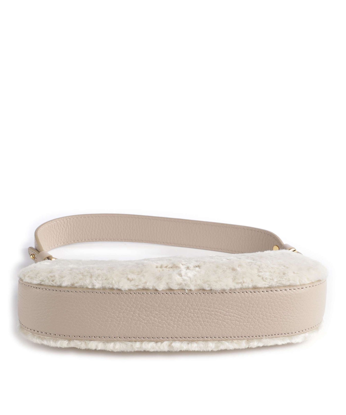 Coccinelle Merveille Astrakan Shoulder bag natural