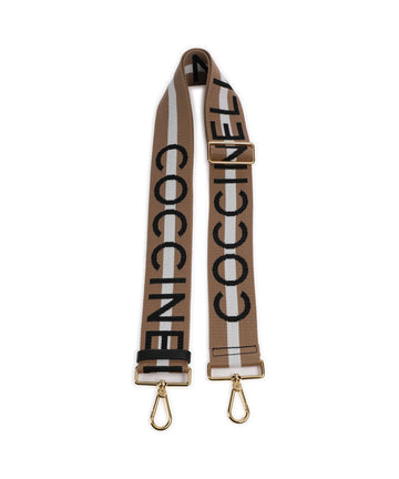 Coccinelle Nastro Signature Correa para bolso multicolour/natural/noir