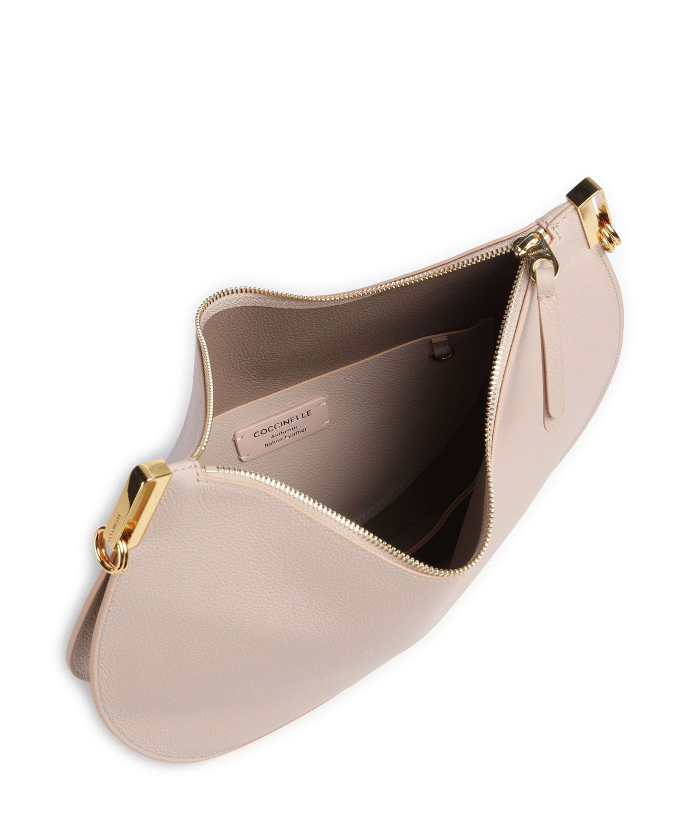 Coccinelle Sunup Hobo bag rosette/warm taupe