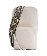 Coccinelle Pixie Bolsa para móvil lambskin white
