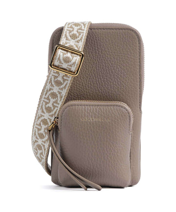 Coccinelle Pixie Bolsa para móvil warm taupe