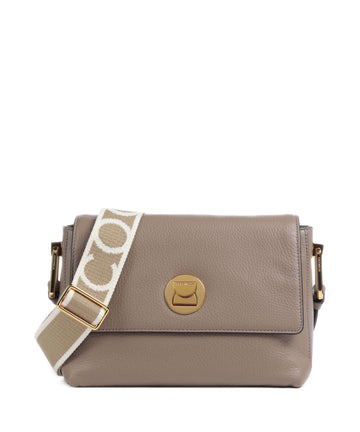 Coccinelle Liya Signature Bandolera warm taupe