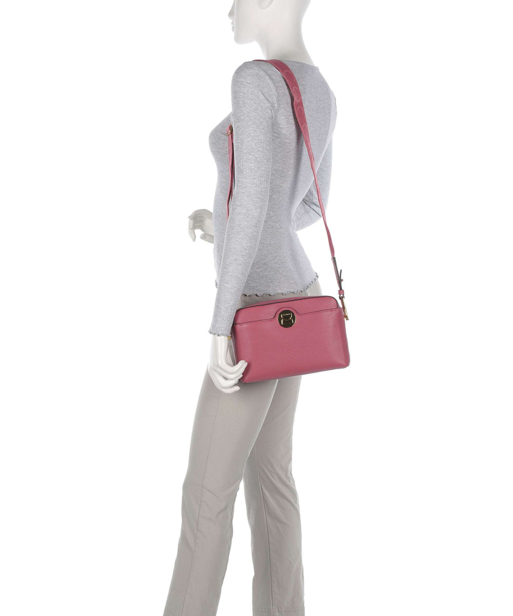 Coccinelle Liya Signature Crossbody bag rosewood