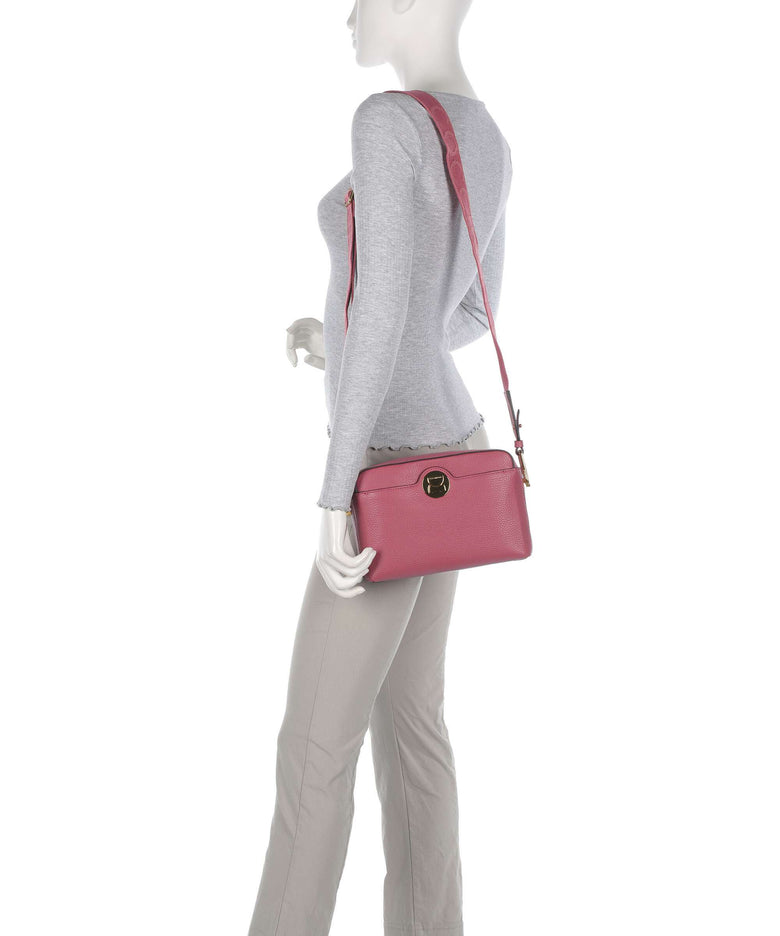Coccinelle Liya Signature Crossbody bag rosewood