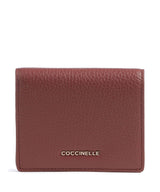 Coccinelle Metallic Soft Monedero brandy