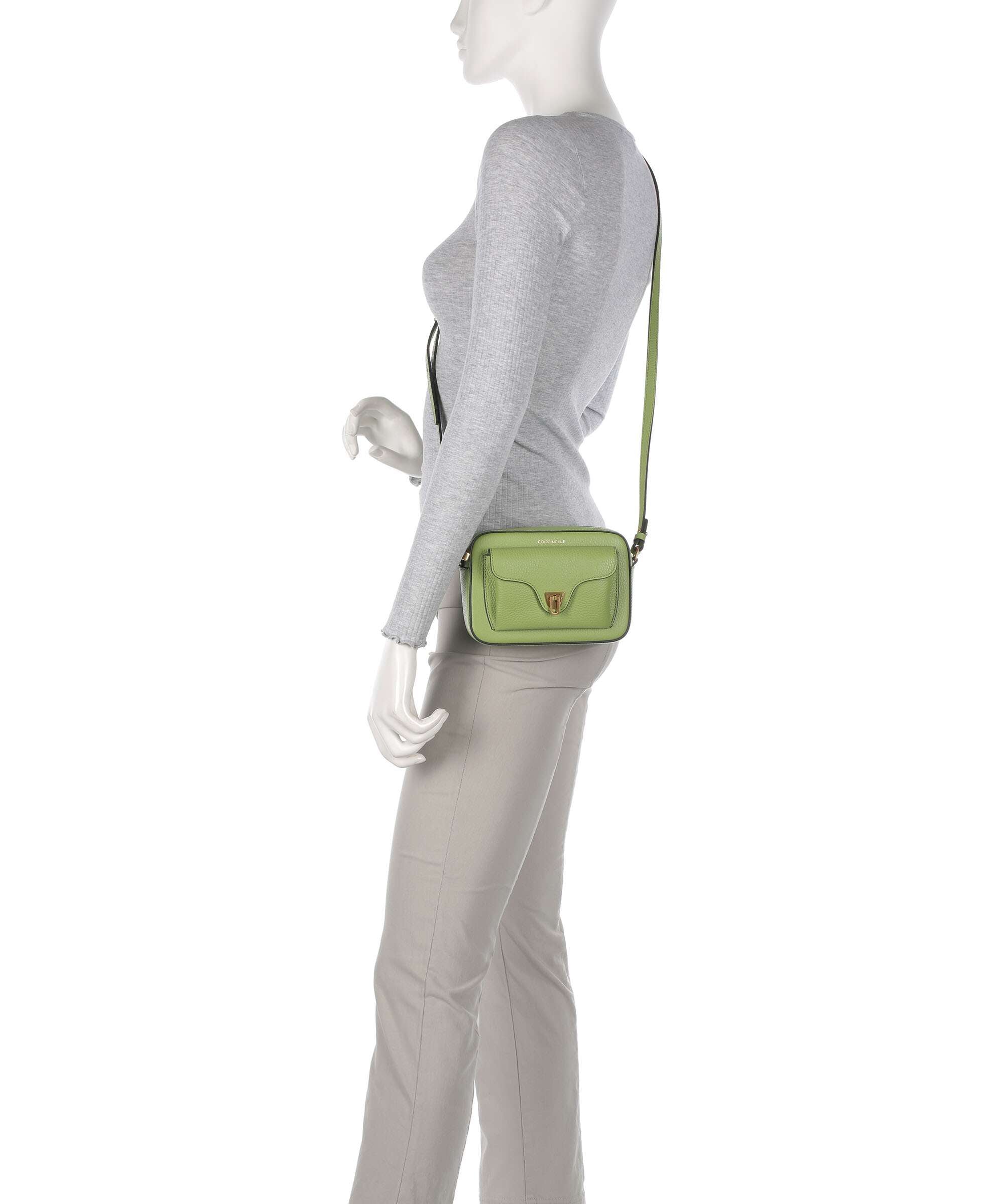 Coccinelle Beat Soft Crossbody bag guacamole