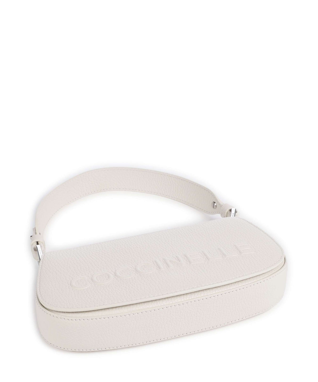 Coccinelle Myrtha Maxi Logo Shoulder bag blanco