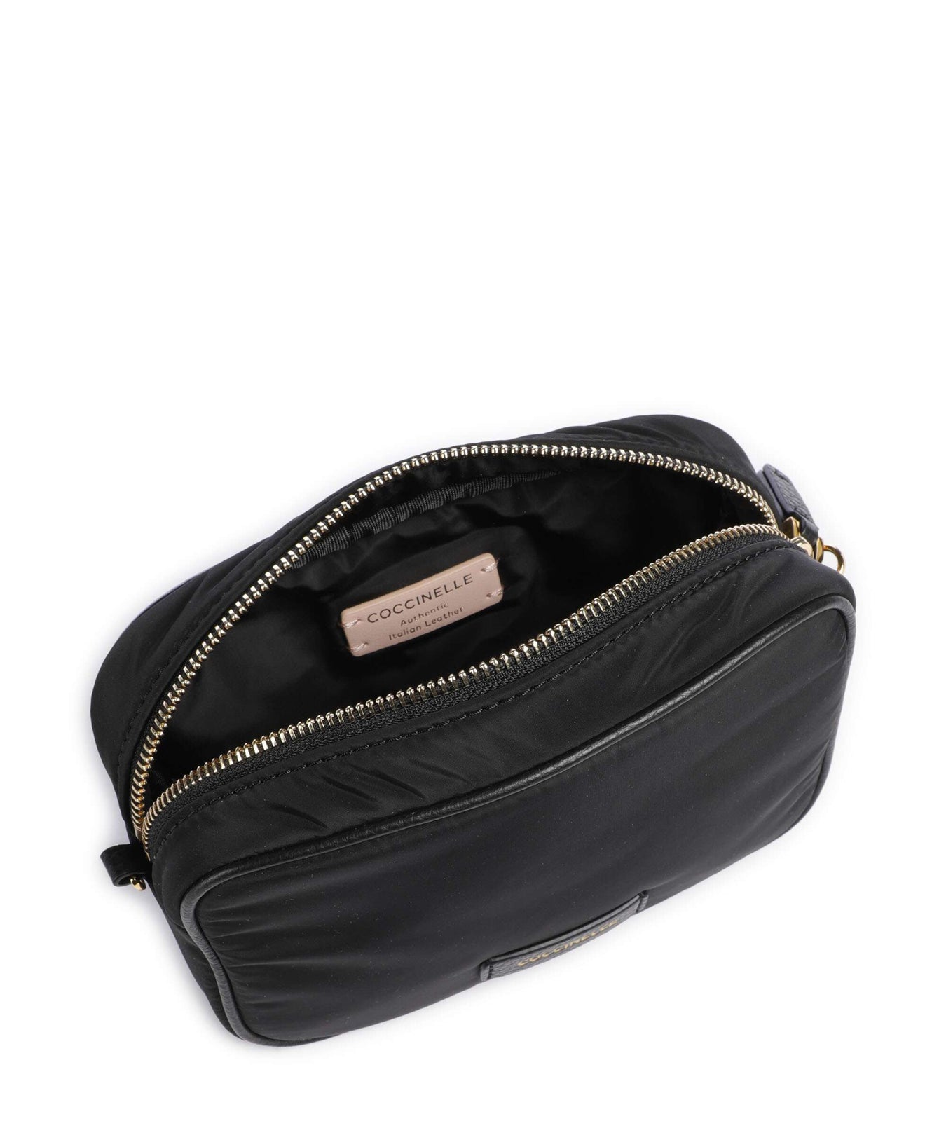 Coccinelle Tebe Nylon Puffy Crossbody bag noir