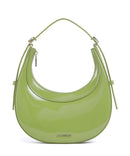 Coccinelle Whisper Patent Bolso de hombro guacamole