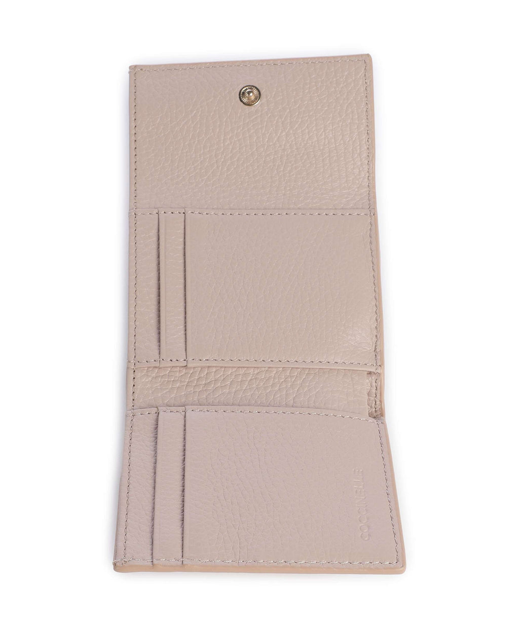 Coccinelle Metallic Soft Wallet rosette