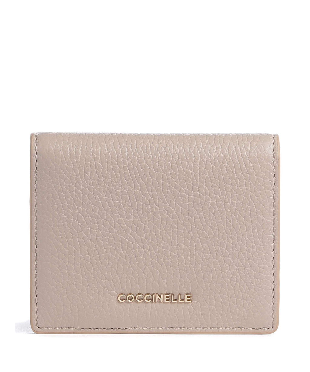 Coccinelle Metallic Soft Wallet rosette