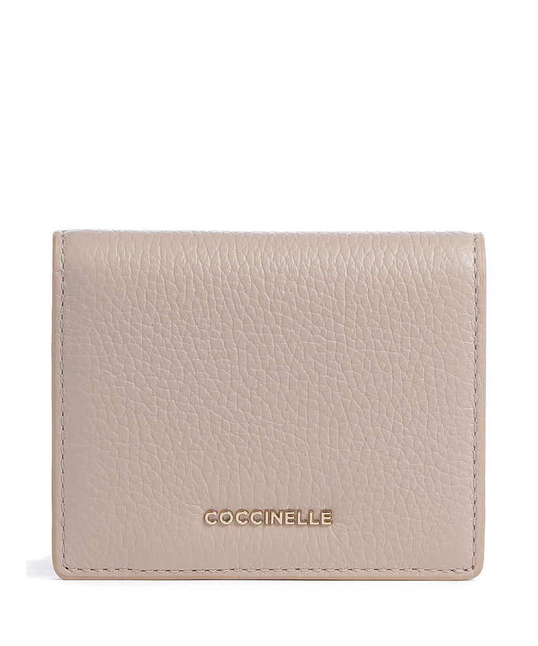 Coccinelle Metallic Soft Wallet rosette