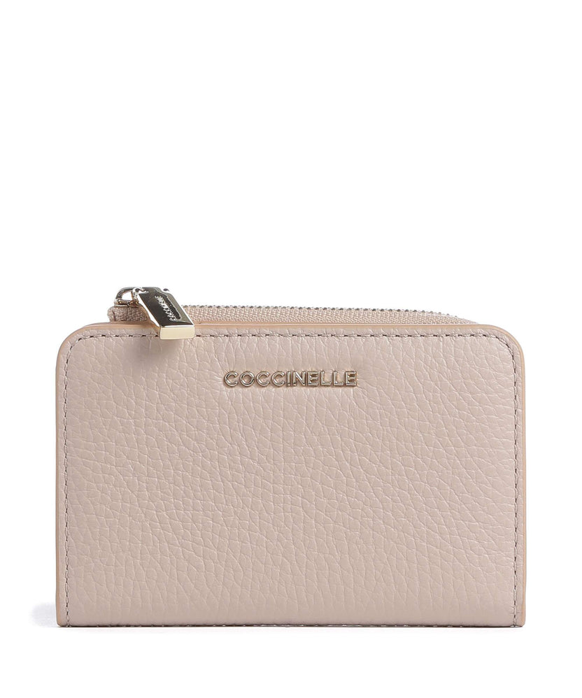Coccinelle Metallic Soft Wallet rosette