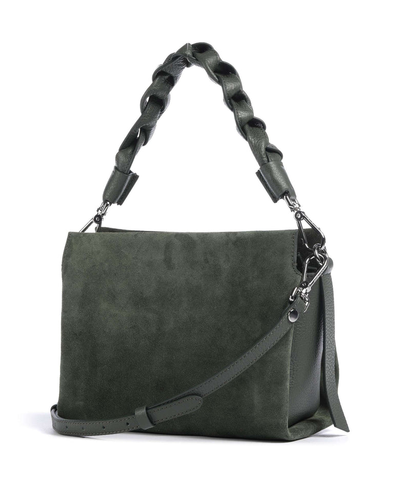 Coccinelle Boheme Suede Handbag alga