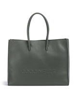 Coccinelle Myrtha Maxi Logo Bolsa shopping alga