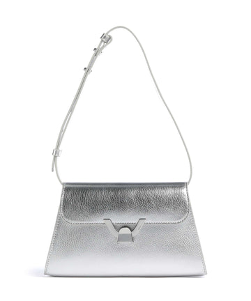 Coccinelle Dew Bolso de hombro silver