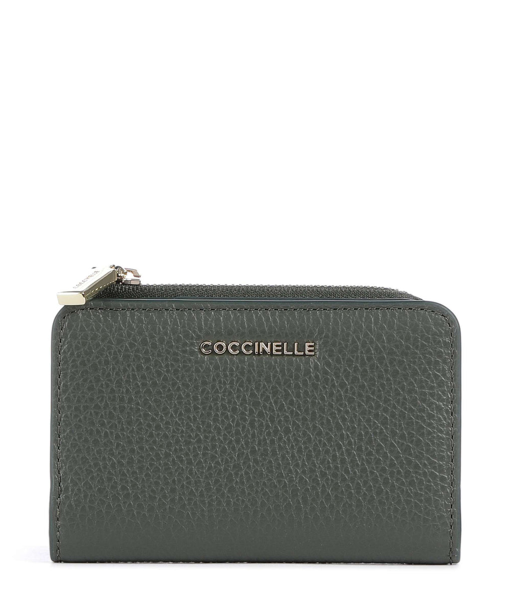 Coccinelle Metallic Soft Wallet alga