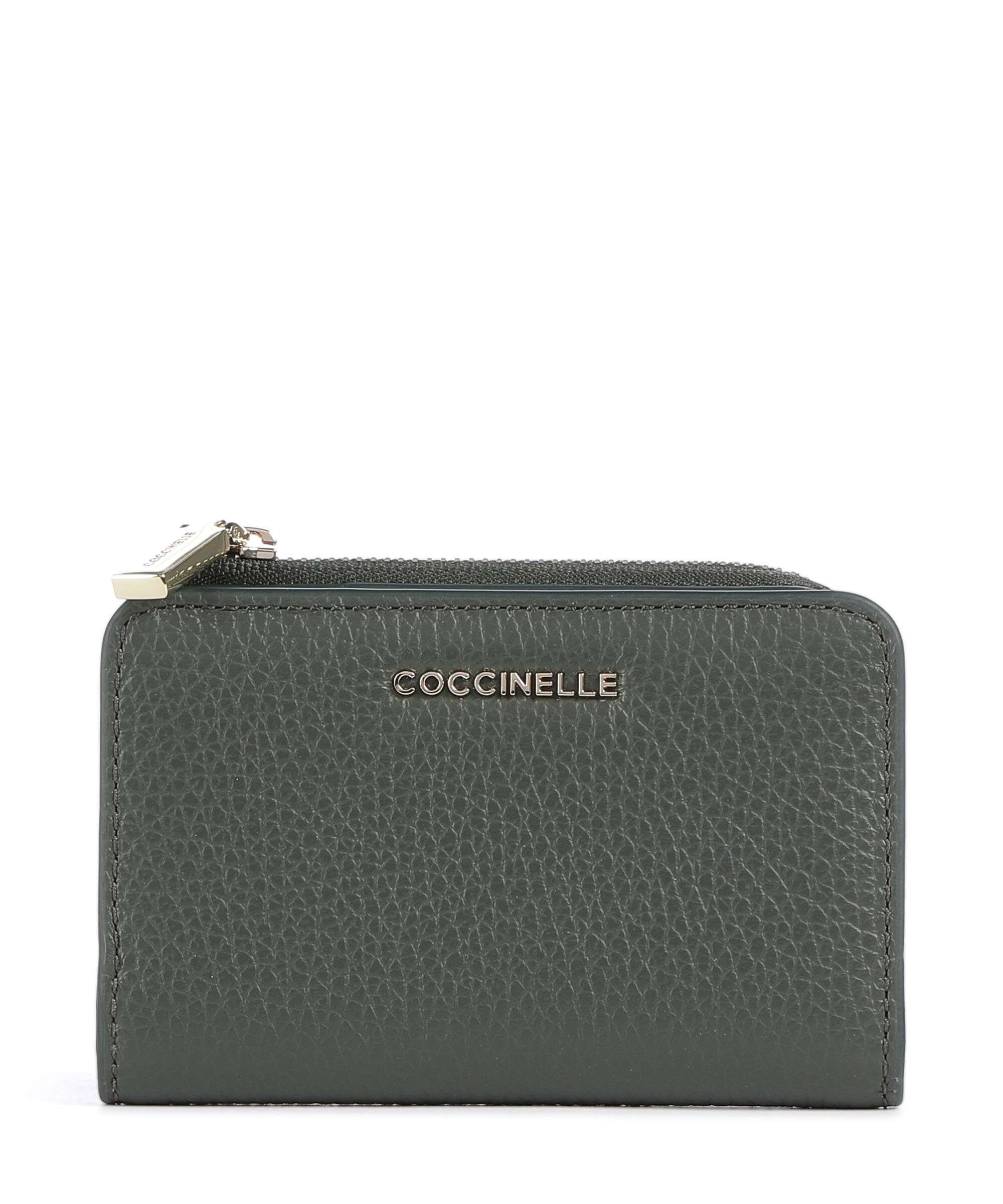 Coccinelle Metallic Soft Wallet alga