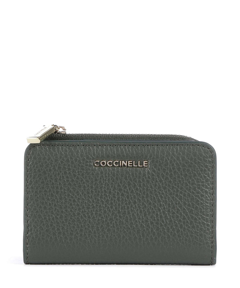 Coccinelle Metallic Soft Wallet alga