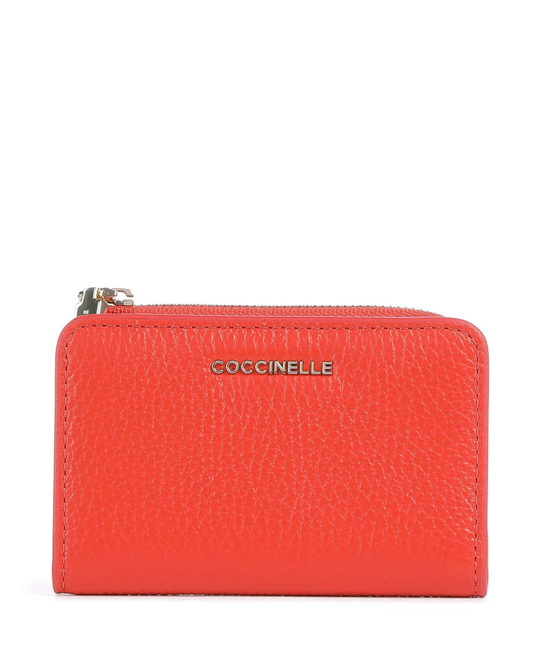 Coccinelle Metallic Soft Wallet gazpacho