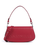 Coccinelle Myrtha Maxi Logo Bolso de hombro sangria