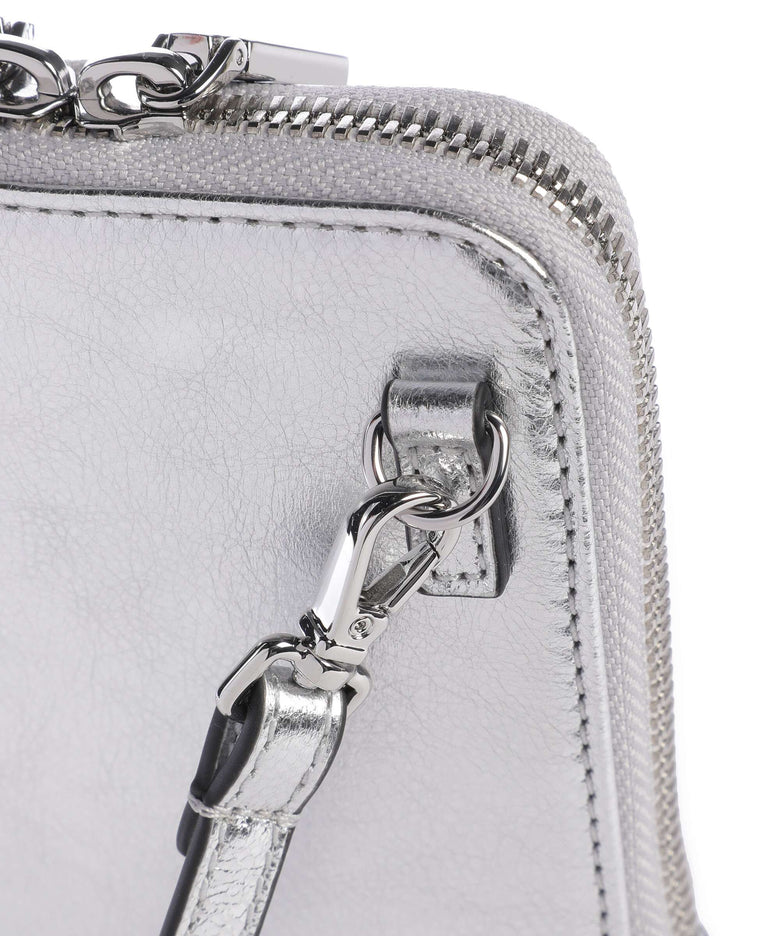 Coccinelle Flor Phone bag silver
