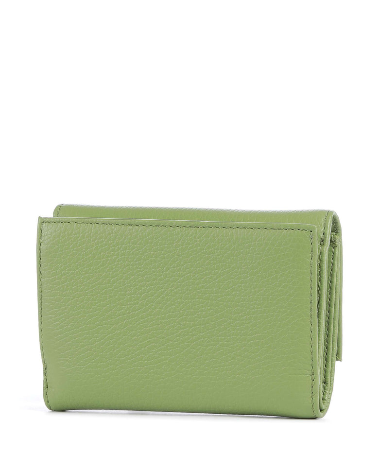 Coccinelle Metallic Soft Wallet guacamole