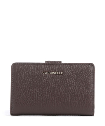 Coccinelle Metallic Soft Monedero brunette