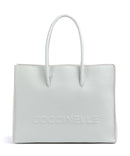 Coccinelle Myrtha Maxi Logo Bolsa shopping snow