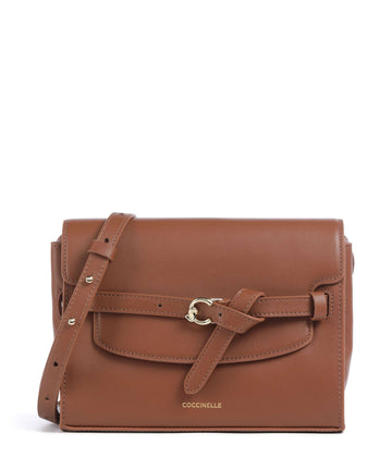 Coccinelle Sabine Bandolera cognac