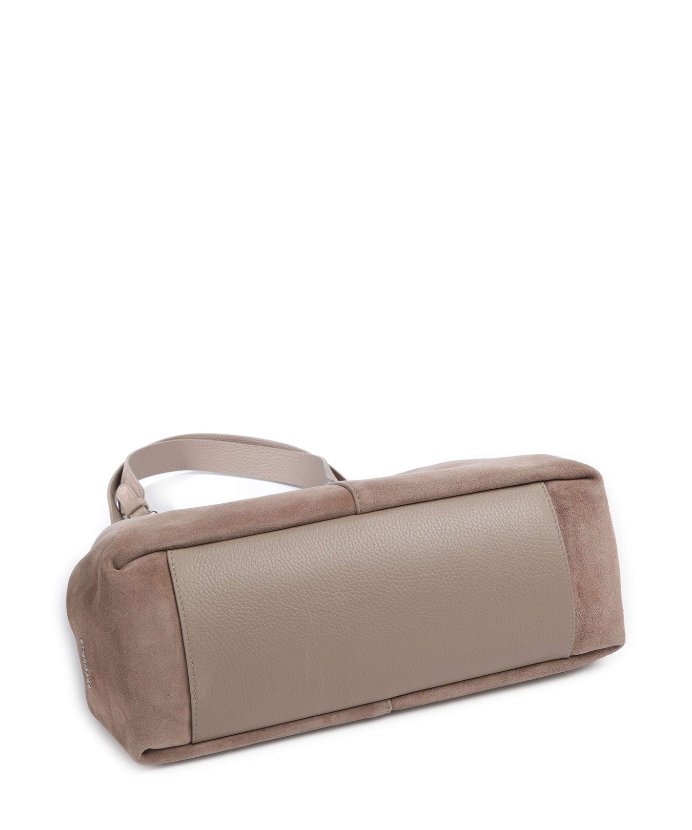 Coccinelle C-Easy Suede Hobo bag warm taupe