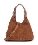 Coccinelle C-Easy Suede Bolso de mano cognac