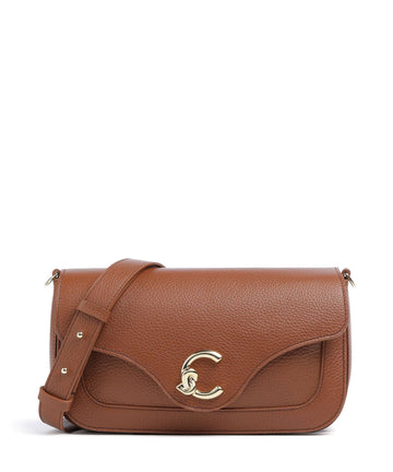 Coccinelle C-Me Bandolera cognac