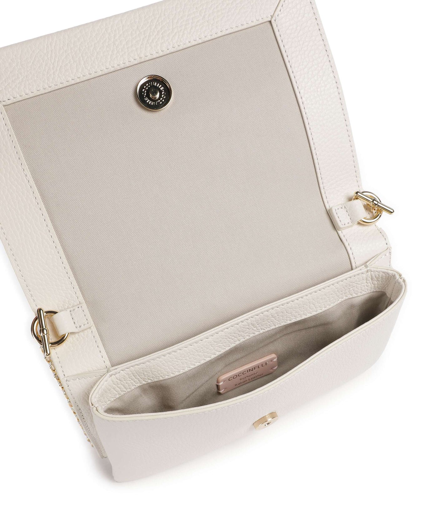 Coccinelle Dandy Crossbody bag blanco