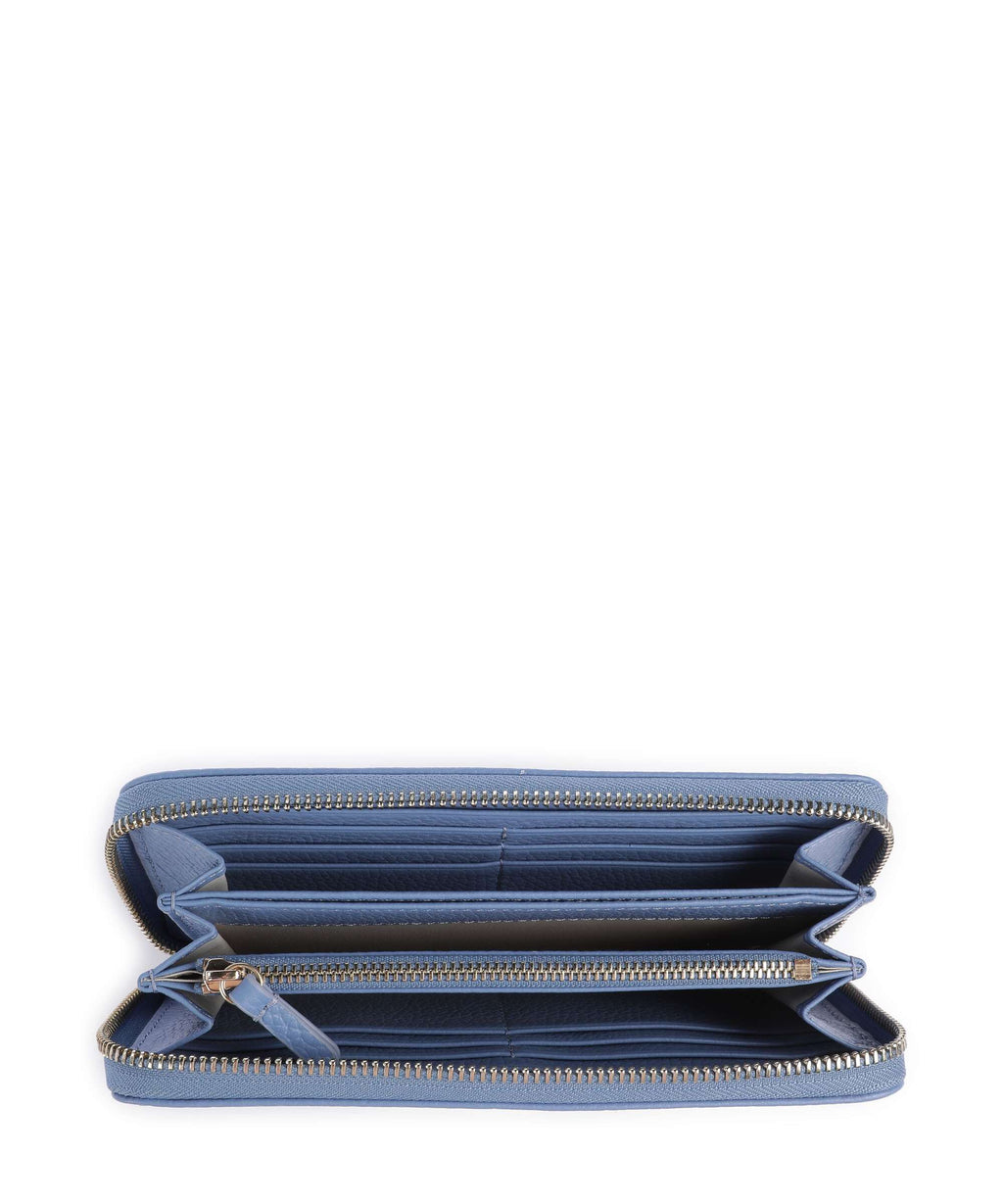 Coccinelle Metallic Soft Wallet azul