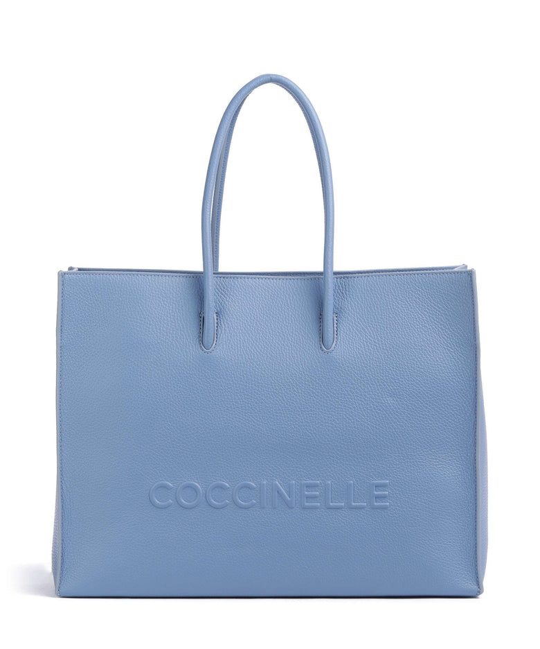 Coccinelle Myrtha Maxi Logo Tote bag azul